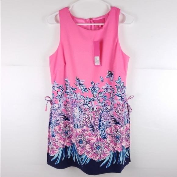 NWT Lilly Pulitzer Donna Pink Tropics Romper - Picture 4 of 4